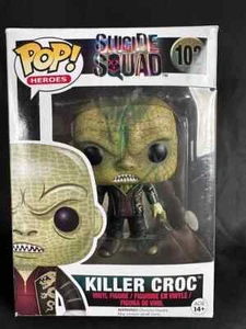 Killer Croc Suicide Squad #102 Funko Pop! Signe by Adewale Akinnuoye-Agbaje (PA) - Picture 1 of 6