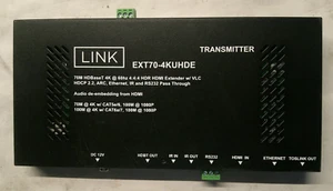 Link EXT70-4KUHDE 4K @ 60hz 4:4:4 Receiver/ Transmitter UNTESTED - Picture 1 of 6