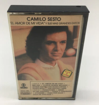 Camilo Sesto "El Amor De Mi Vida"  VTG 1989 Latin Music Cassette (Pre-Owned) - Image 1 of 4