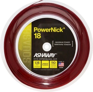 ASHAWAY POWERNICK 18 RED SQUASH RACKET STRING - 110m REEL - Bild 1 von 1