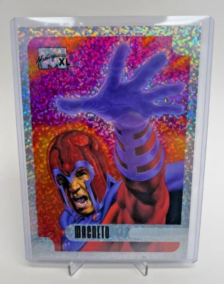 2024 SkyBox Marvel Masterpieces XL Magneto Holofoil 10 of 17 Speckle /99 - Image 1 of 3