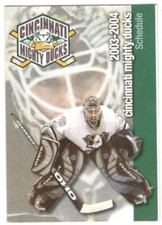 2003-04 Cincinnati Mighty Ducks AHL Hockey Schedule !!! Bud Light