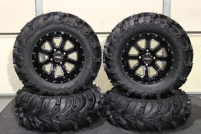 KAWASAKI BRUTE FORCE 750 27" MUD LITE II & 14" ST-4  ATV TIRE & WHEEL KIT IRS1CA - Image 1 of 4