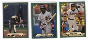 1987 Classic Pick-A-Card Wally Joyner Tony Gwynn Nolan Ryan