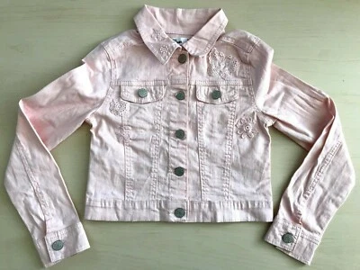 Chaqueta vaquera Epic Threads para niñas rosa mezcla de algodón talla M Foto 1 de 4
