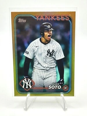 2024 Topps Update Series Juan Soto Gold Foil Parallel SP New York Yankees #US1 - Image 1 of 2