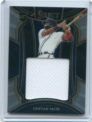 2021 Panini Select CRISTIAN PACHE RC ROOKIE Jumbo Swatch Jersey Relic BRAVES - Image 1 of 2