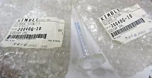 2) NEW KIMBLE 10ML GRADUATED MIXING TC CYLINDER 20040G-10 LOT OF 2 - Picture 1 of 5