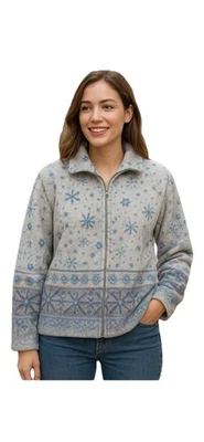 Suéter Cabin Creek Para Mujer Cremallera Completa Manga Larga Talla "XL" Colorido Foto 1 de 4