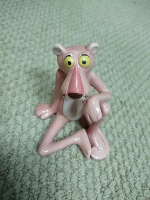 Figura sentada de cerámica United Artists Pink Panther 1982, Corea, TM&G Foto 1 de 4