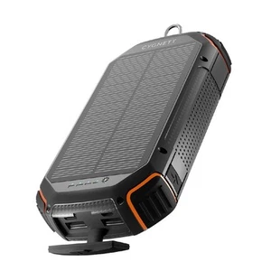 NEW Cygnett ChargeUp Outback 20,000mAh Outdoor Solar Power Bank By Anaconda - Picture 1 of 6