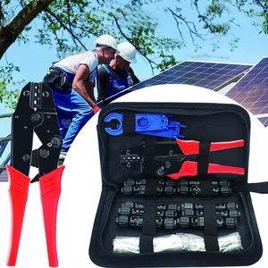 Solar Crimping Tools Set Solar Panel Connectors for PV MC4 Crimping Tool Kit - Picture 1 of 12
