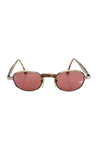 Donna Karan Womens Tortoise Shell Oval Sunglasses Brown - Picture 1 of 6