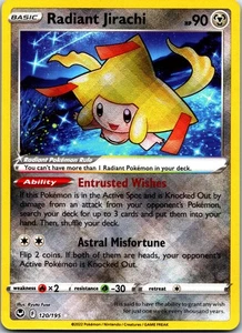 Radiant Jirachi Holo Radiant Raro SWSH12 SWSH12: Silver Tempest 120/195 Casi Nuevo - Imagen 1 de 2