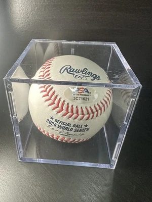 Ben Casparius #78  DODGERS SIGNED 2024 WORLD SERIES BASEBALL PSA - Image 1 of 2