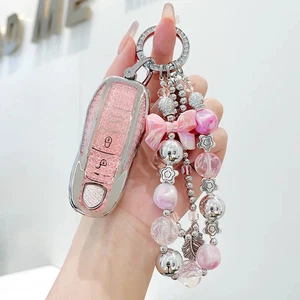 Funda TPU Rosa para Porsche Panamera Carrera Macan Boxster Cayman Llave Coche - Imagen 1 de 7