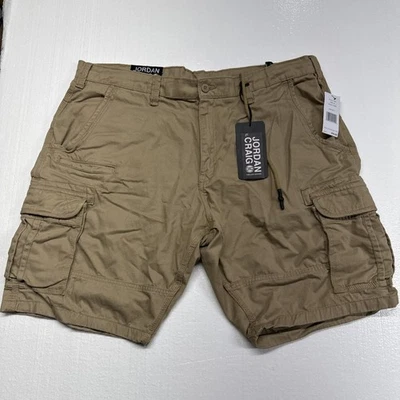 Jordan Craig Cargo Khaki Shorts Men’s Size 42 (MSRP $58) - Image 1 of 4