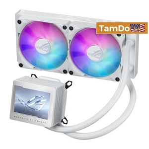 ASUS ROG Ryujin III 240 ARGB White CPU Liquid Cooler, OLED Display, AIO RGB - Picture 1 of 10