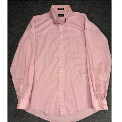 Camisa de vestir Christian Dior Monsieur manga larga botón rosa para hombre 16 1/2 34-35 Foto 1 de 4