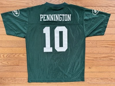 Camiseta NFL New York Jets Chad Pennington Youth Boy XL 18-20 etiquetas nuevas Foto 1 de 4