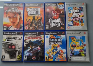 PS2 Playstation 2 - Games bundle Joblot x8 - Simpsons, GTA, Need for speed,Sonic - Picture 1 of 5