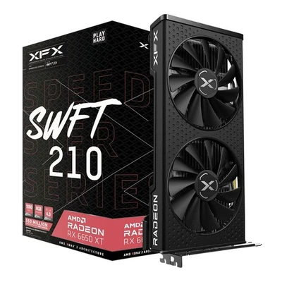XFX Radeon RX 6650 XT 8GB Speedster SWFT210 GDDR6 Video Graphics Card GPU - Image 1 of 4