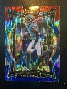 2024 Select Brian Thomas Jr. Concourse RC Red and Blue Prizm Shock #91 - Bild 1 von 1