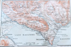 stampa antica mappa LAGO MAGGIORE PIANTA INTRA PALLANZA COSSOGNO PIEMONTE 1914