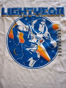 NEW BUZZ LIGHTYEAR T SHIRT W TAGS..SIZE LARGE..DISNEY - Picture 1 of 3
