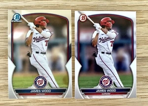 James Wood 2023 Bowman Chrome And Paper Lot - Nationals - Picture 1 of 1