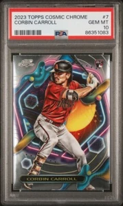 2023 Topps Cosmic Chrome Corbin Carroll PSA 10 Gem Mint - Picture 1 of 3