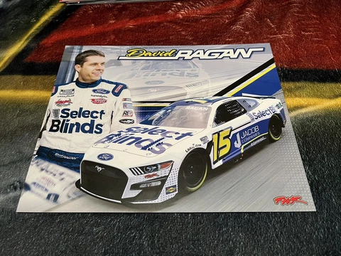 2022 DAVID RAGAN “SELECT BLINDS” #15 NASCAR CUP SERIES POSTCARD Cover