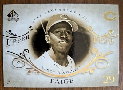 SATCHEL PAIGE, 2005 UPPER DECK SP LEGENDARY CUTS #75 - Image 1 of 3