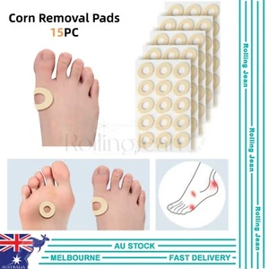15PCs Corn Remover Pads Plaster Removal Plantar Wart Thorn Patch Foot Callus AU - Picture 1 of 6