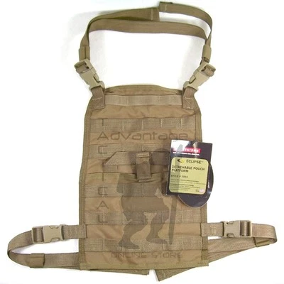 BAE Systems ECLiPSE Foldable Chest Rig MOLLE Platform - coyote brown USMC