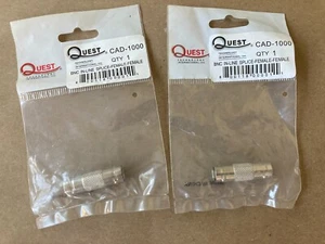 Quest BNC IN-LINE SPLICE - Female to Female CAD-1000 2 packs - Picture 1 of 1