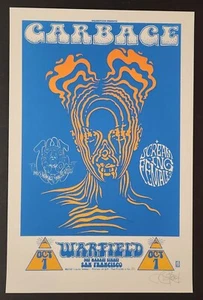 Chuck Sperry Garbage Poster 2012 Warfield San Francisco Quicksilver Mouse Kelley - Picture 1 of 3