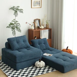 N&V Free Convertible Folding Sofa Bed, Armless Foam Floor Sofas, Futons, Couches - Picture 1 of 62