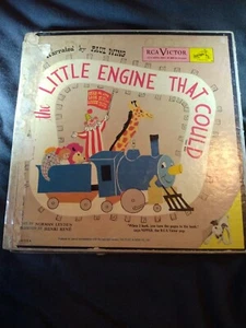 RCA Victor “The Little Engine That Could” Book & 2 Vinyl Records By Paul Wing  - Picture 1 of 8