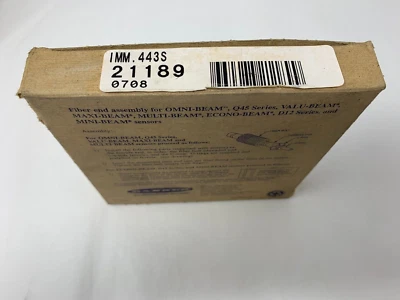 Banner Engineering IMM.443S 21189 Fiber Optic Sensor w/Diffuse-Reflective - Image 1 of 4