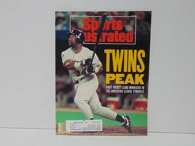 Sports Illustrated Magazine Volume 75 Issue 17 October 21, 1991 Kirby Puckett - Image 1 of 4