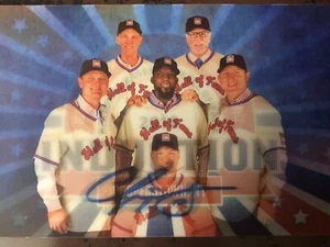 Chipper Jones Atlanta Braves Autographed Holgram Induction Cooperstown Postcard - Picture 1 of 5