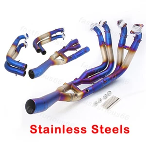 For BMW S1000RR 19-23 S1000R 21-23 Exhaust Front Link Pipe Connect Original Tips - Picture 1 of 10
