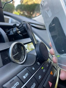 TRUCK Car Air Vent PHONE Holder Magnetic Mount for ONEPLUS 9 GOOGLE PIXEL 6 PRO - Picture 1 of 18