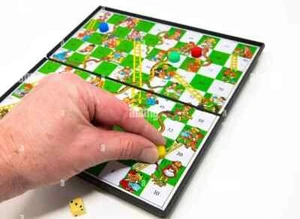 SNAKES AND LADDERS Traditional Board Game New FULL SIZE Large - Picture 1 of 2