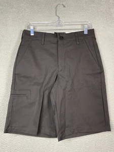 Red Kap Shorts Mens Size 30 Black Flat Front Canvas Workwear NEW NWT - Picture 1 of 12