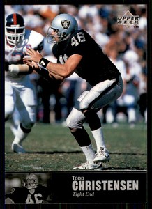 1997 Upper Deck Legends Todd Christensen Oakland Raiders #88