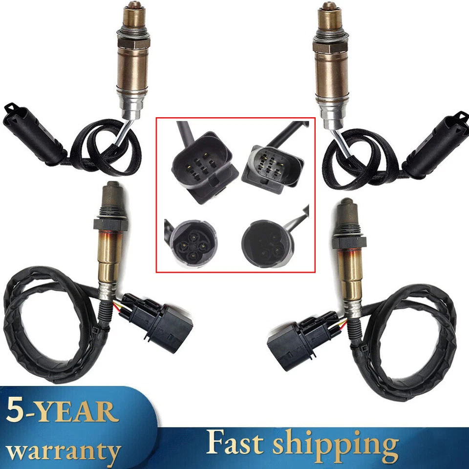 For 2004 2005 2006 BMW X5 V8 4.4L 4.8L 4pcs Oxygen O2 Sensor Upstream&Downstream - Image 1 of 4
