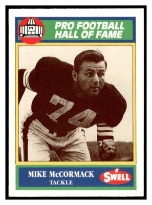1990 Swell Greats 125 Mike McCormack Cleveland Browns - Image 1 of 2