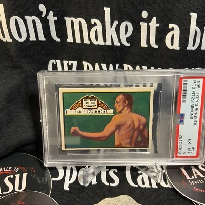 1951 Topps Ringside Boxing Set Break #55 Bob Fitzsimmons PSA 6 - Image 1 of 3